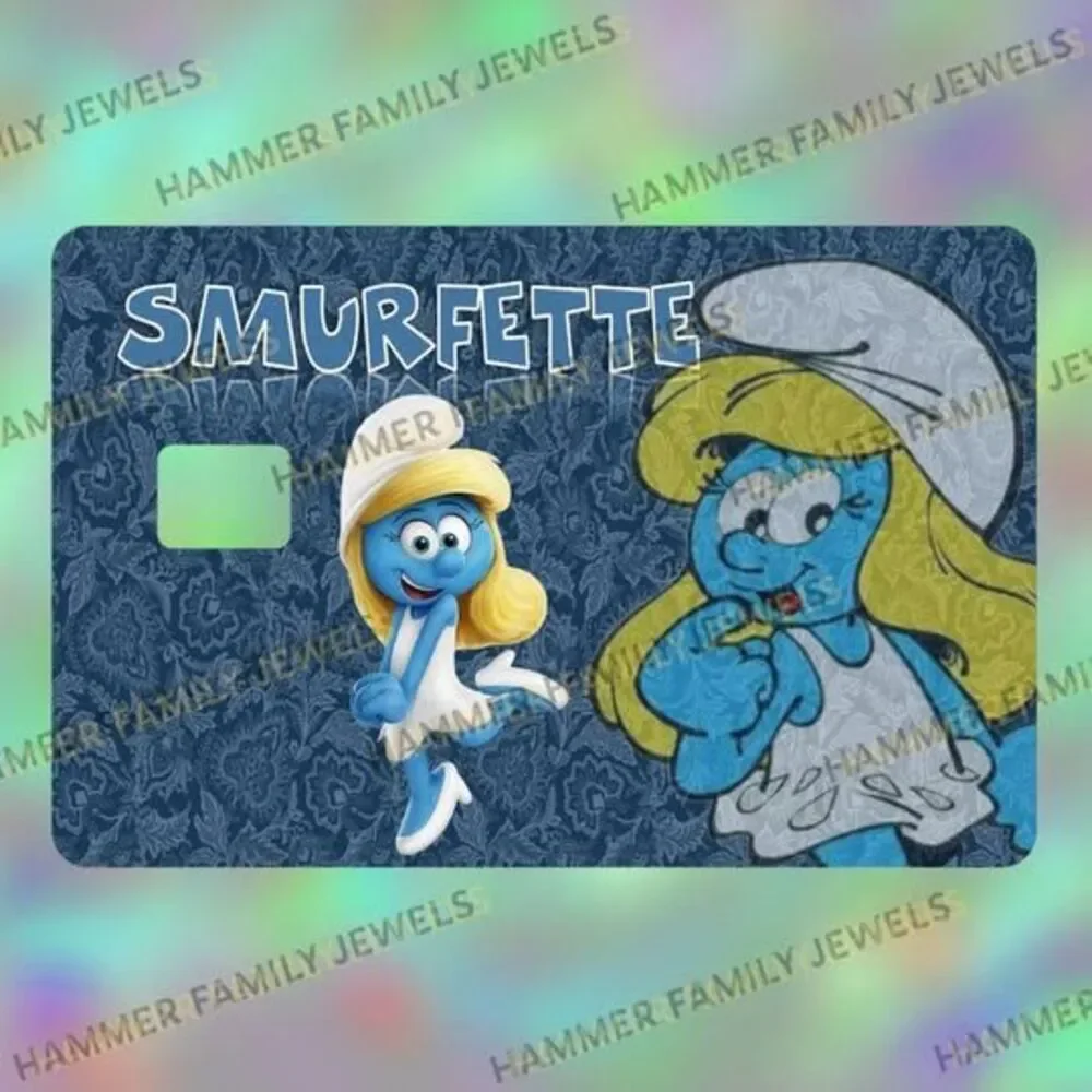Smurfette Card Decal